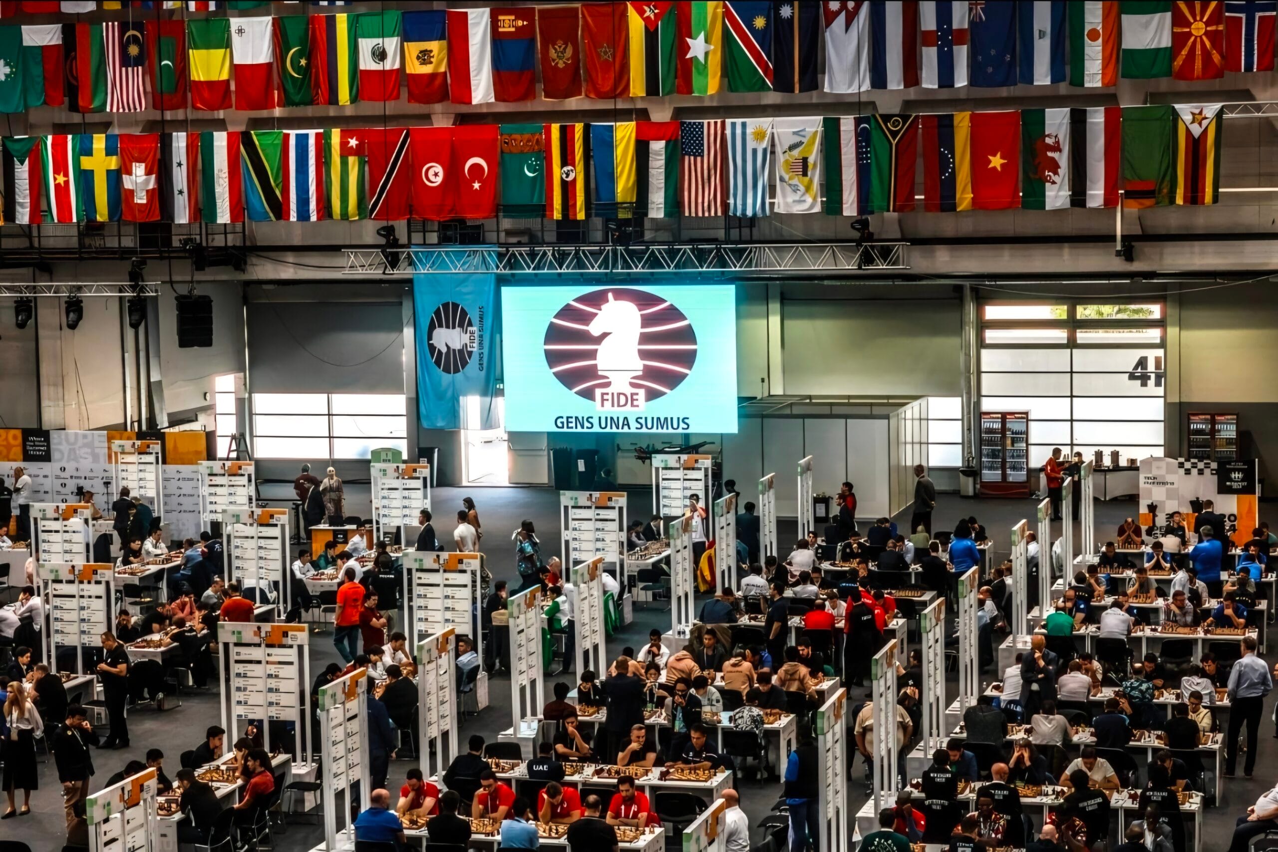 46. FIDE Satranç Olimpiyatı 2026 Semerkant satranç salonu